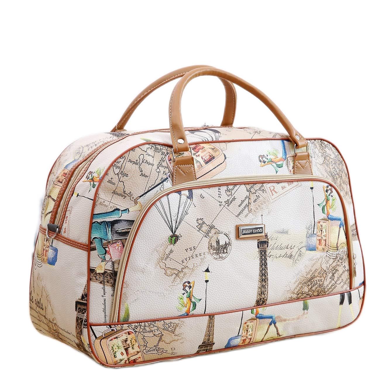 PALAY Duffle Bags Travel Bags for Women PU Waterproof Large Travel Duffel Bag Carry on Shoulder Bag with Shoulder Strap Carry On Bag for Trip PALAY Duffle Bags Travel Bags for Women PU Waterproof Large Travel Duffel Bag Carry on Shoulder Bag with Shoulder Strap Carry On Bag for Trip